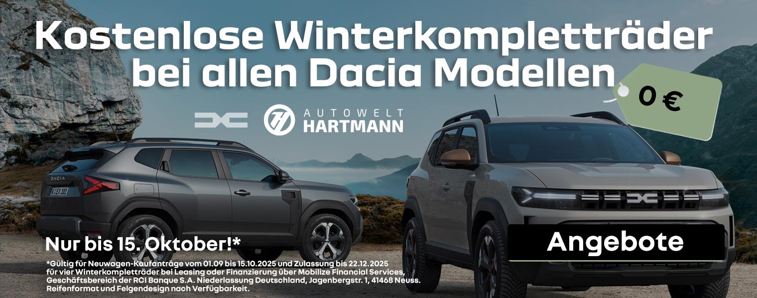 Dacia Winterkompletträder Aktion Dacia Winterkompletträder Aktion