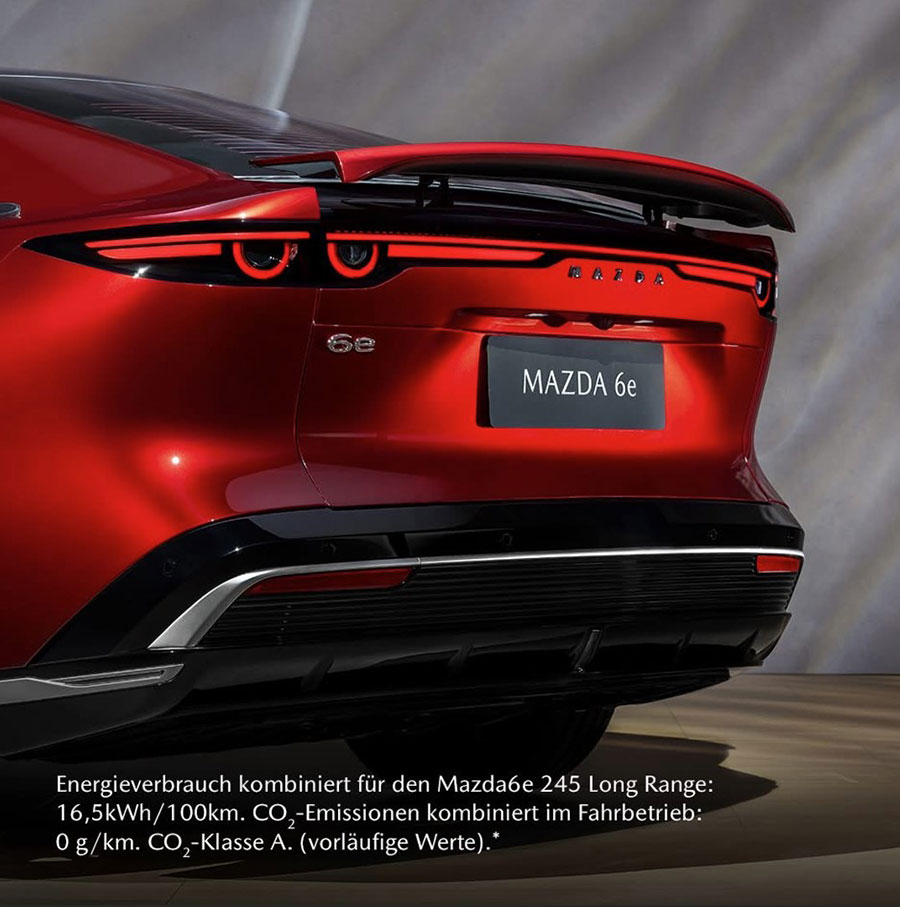 Mazda 6e, vollelektrisch Mazda 6e, vollelektrisch