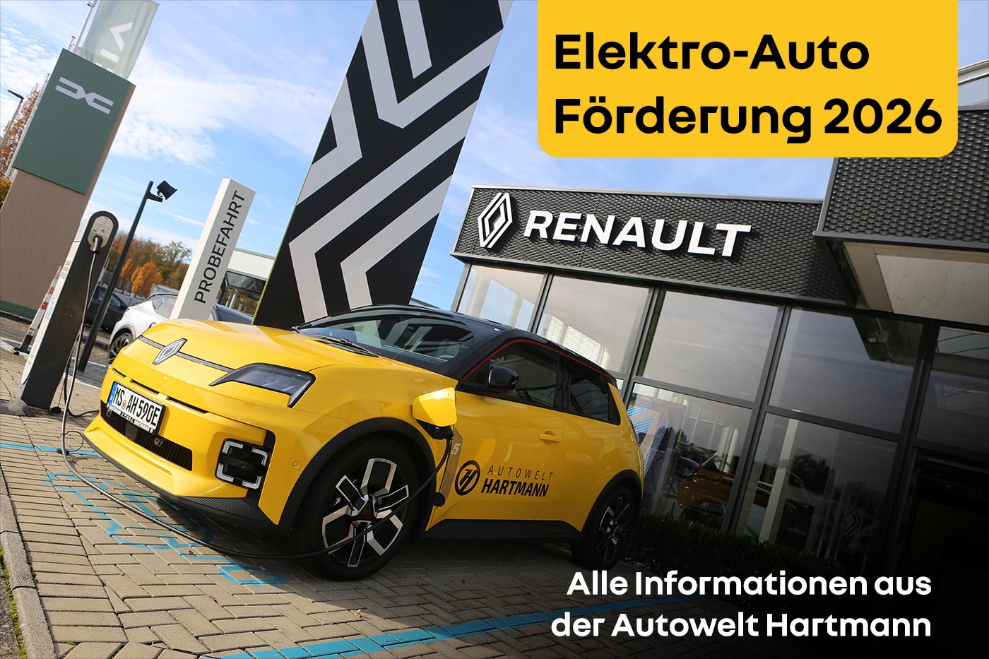 Elektroauto Förderung 2026 bei Renault, Dacia und Mazda Hartmann Elektroauto Förderung 2026 bei Renault, Dacia und Mazda