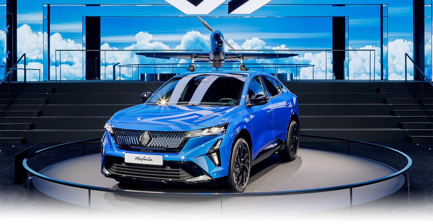 Renault Rafale Esprit Alpine in der Autowelt Hartmann Renault Rafale Esprit Alpine