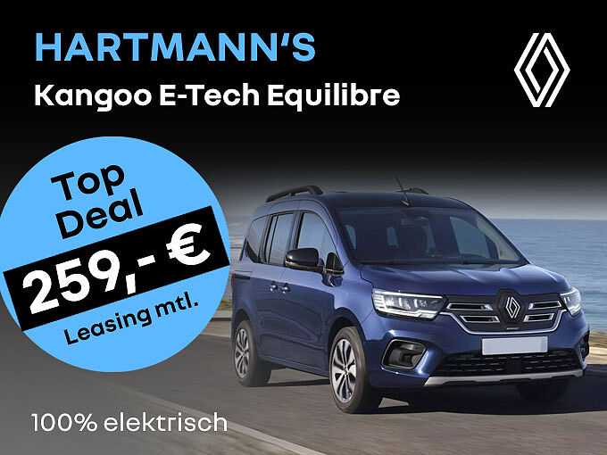 Renault Kangoo E-Tech Equilibre Comfort Range Renault Kangoo E-Tech Equilibre Comfort Range